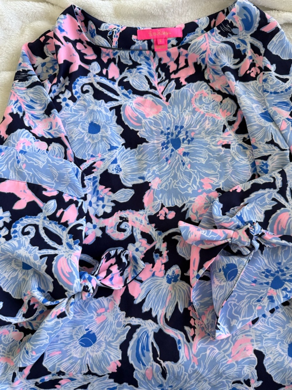 EUC Lilly Pulitzer Langston blouse - Picture 4 of 5